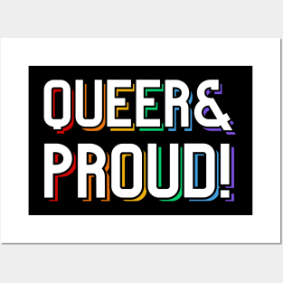 Queer and proud Posters and Art